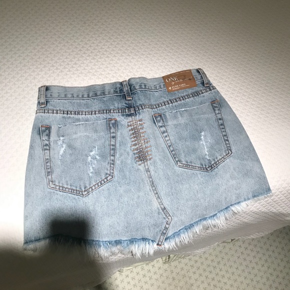 One Teaspoon size 26 denim skirt - Picture 3 of 5